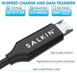 Salkin Professional Reversible Micro USB Cable