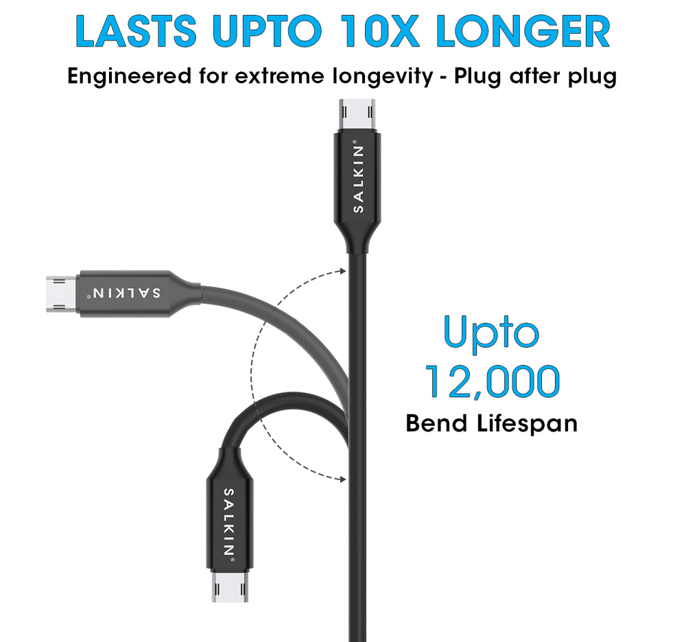 Salkin Professional Reversible Micro USB Cable