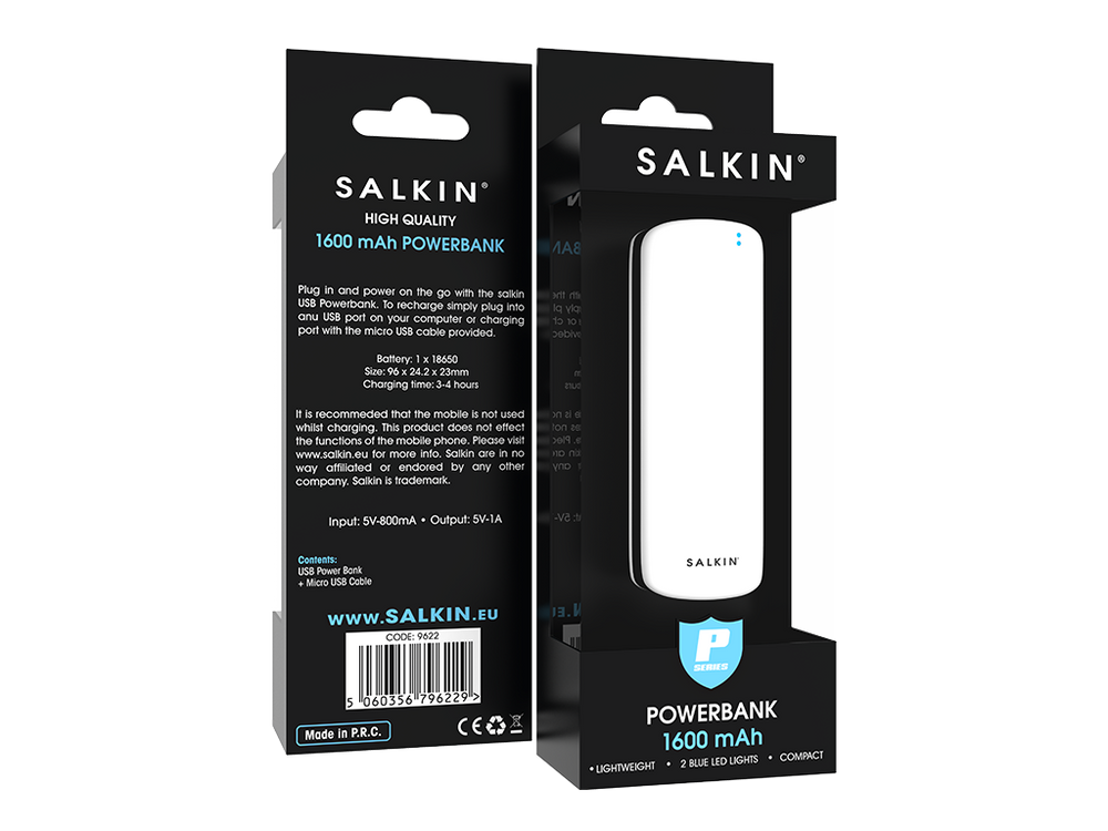 Salkin 1600mAh Powerbank - Salkin