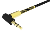 Salkin Audio Stereo Cable with Volume Control and Microphone – Gold - Salkin