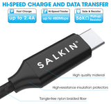 Salkin Professional Type C USB Cable Lead